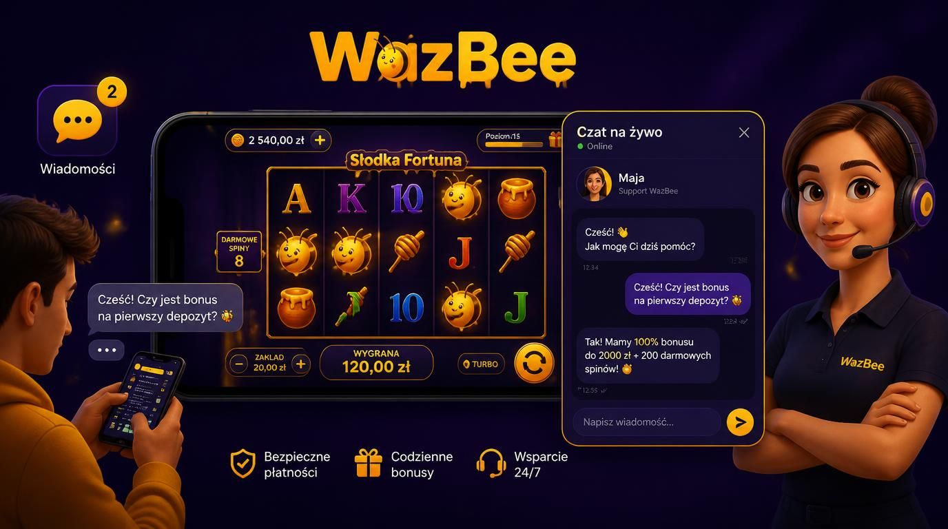 Live chat wspiera gracza podczas trwającej gry w aplikacji